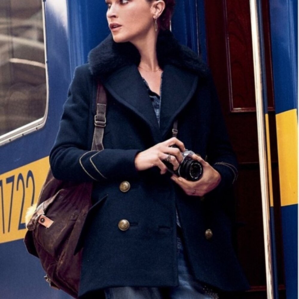 Free People Sedgwick Peacoat Coat